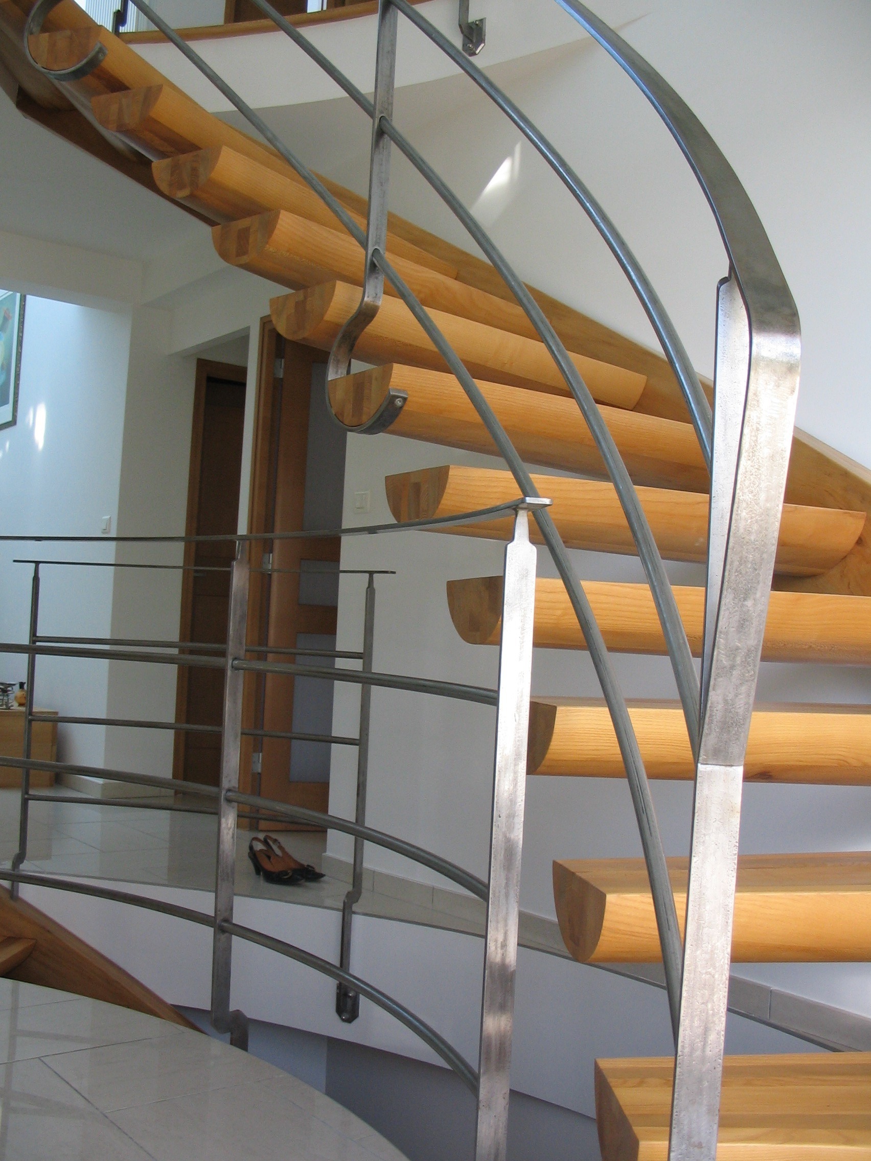 fabrication escalier sur mesure bois industriel